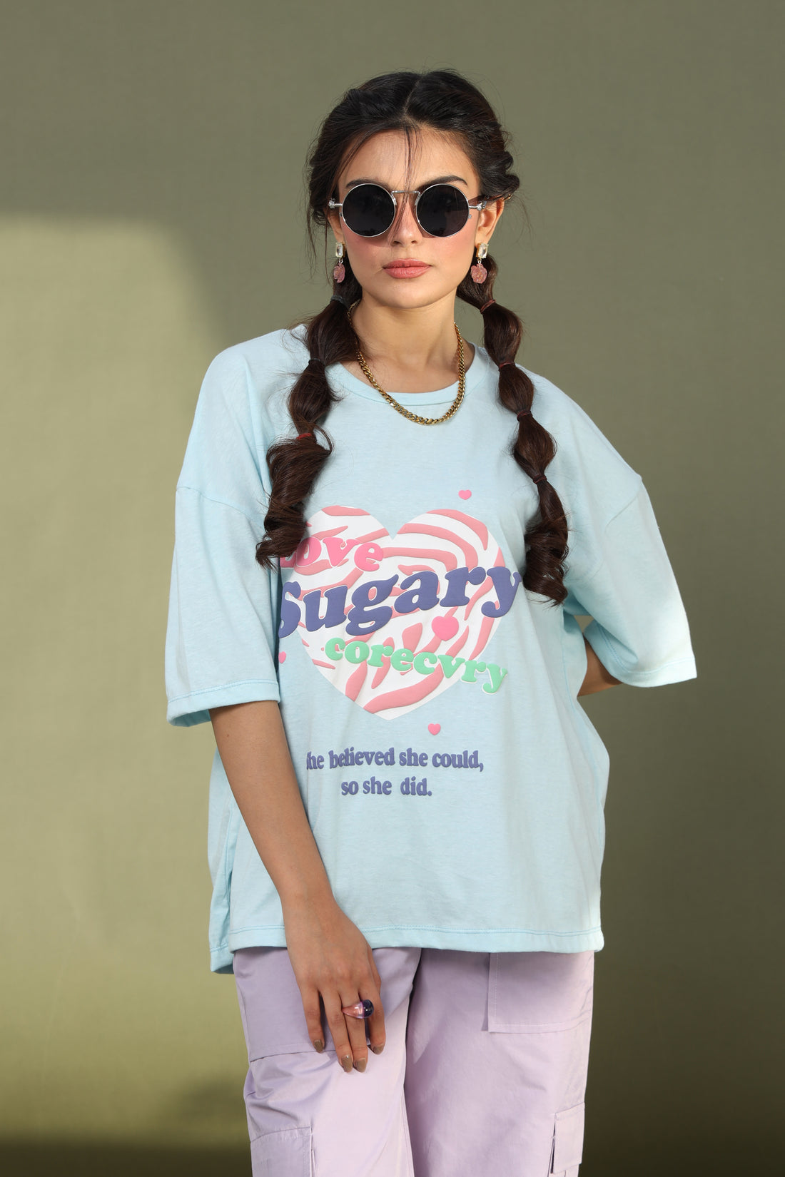 Cotton Candy Tee Ice Blue