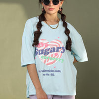 Cotton Candy Tee Ice Blue