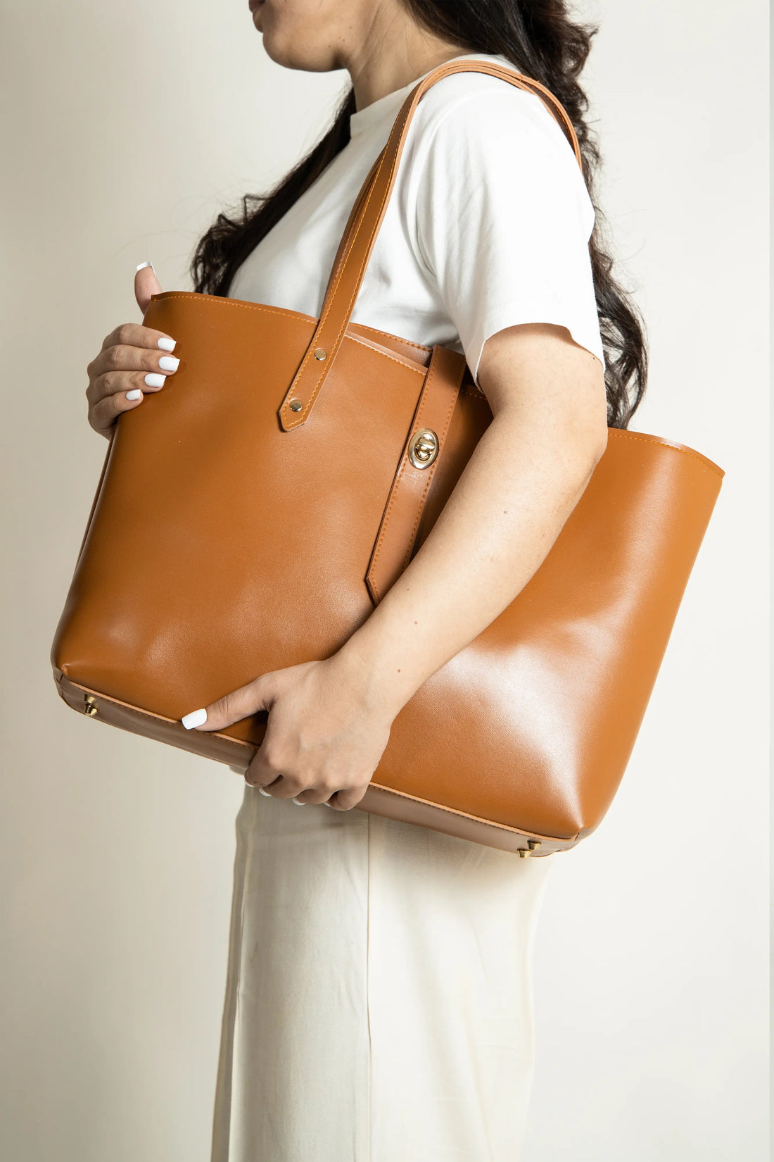 Lyon Tote Bag Tan