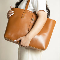 Lyon Tote Bag Tan