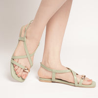 Mykonos Sandals Mint Green