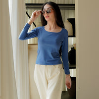 Parisian Square Shirt Blue