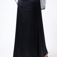 Venice Silk Skirt Black