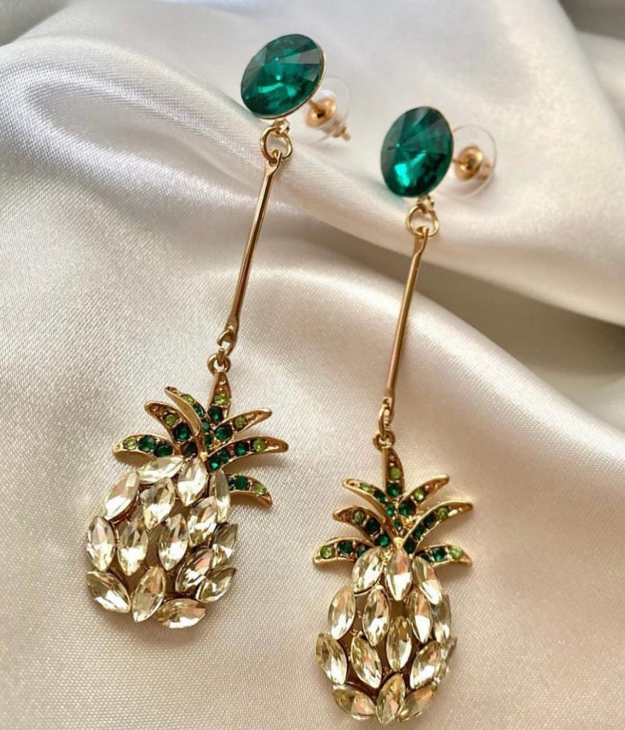 ananas earrings