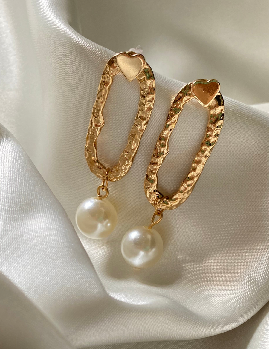 heart earrings