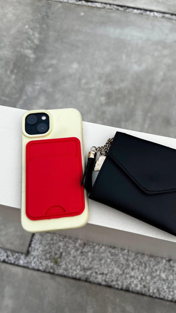Lapis card holder Red