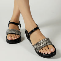 Arizona Platform Sandals Black