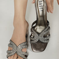 Elora Heels Pewter Grey