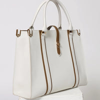 Tokyo Tote Bag White n Brown