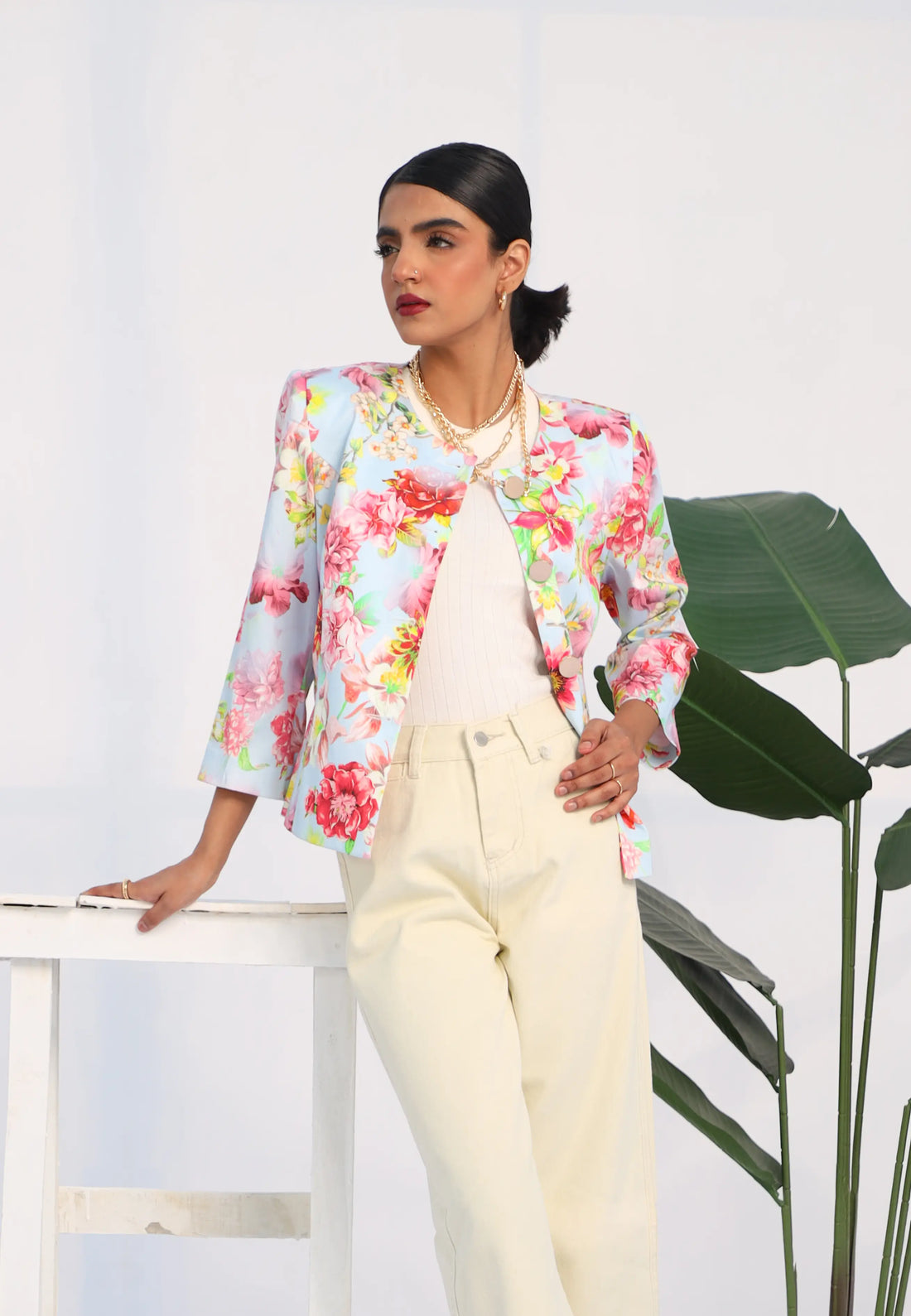 Poppy Blazer pastel Blue