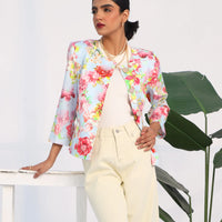 Poppy Blazer pastel Blue