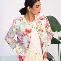 Poppy Blazer pastel Blue