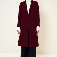 Chloe long coat Cherry