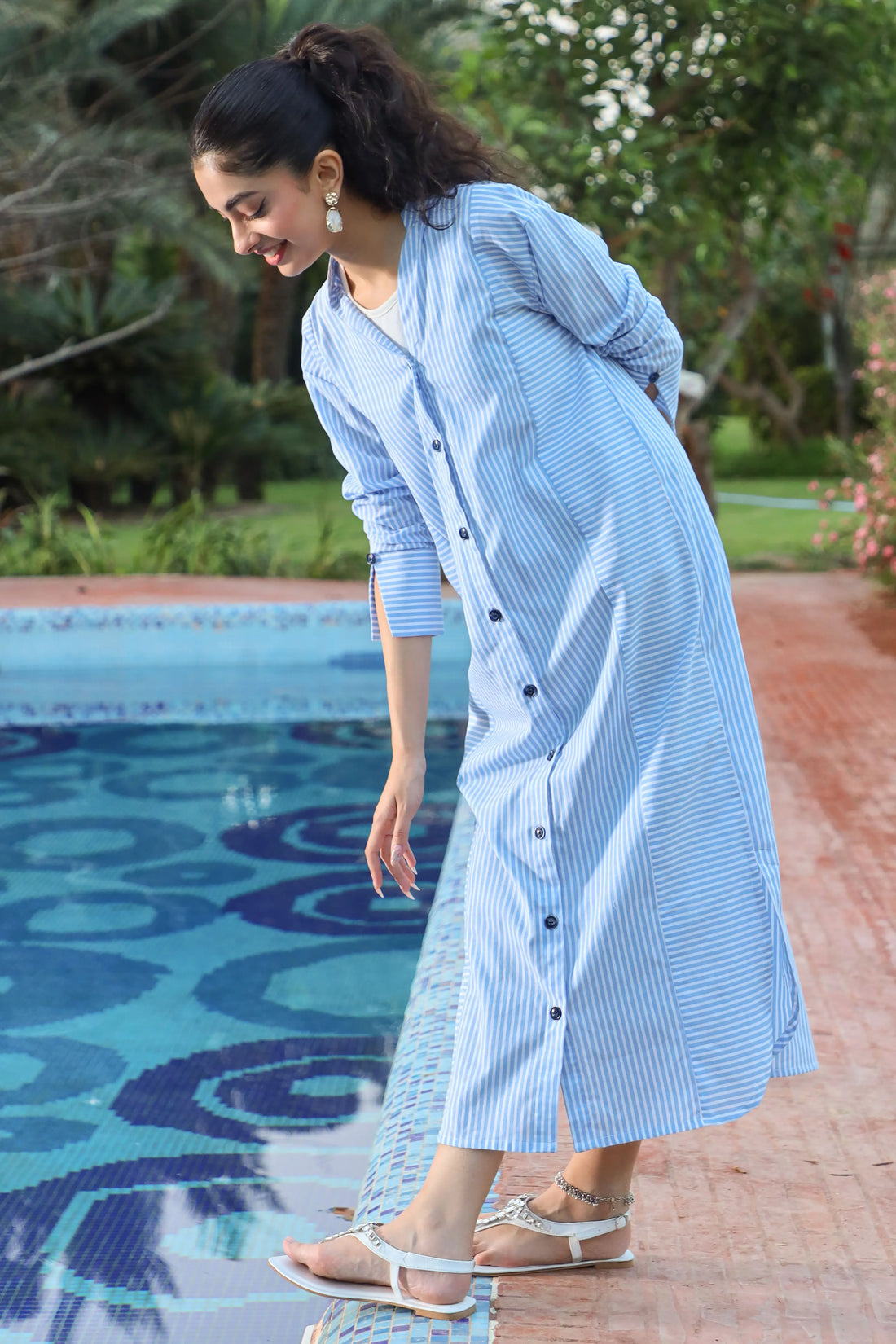 Lady Bold Shirt Dress