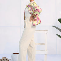 Poppy Blazer pastel yellow