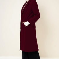 Chloe long coat Cherry