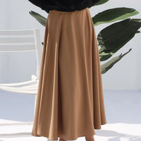 TwirlTide Skirt Tan