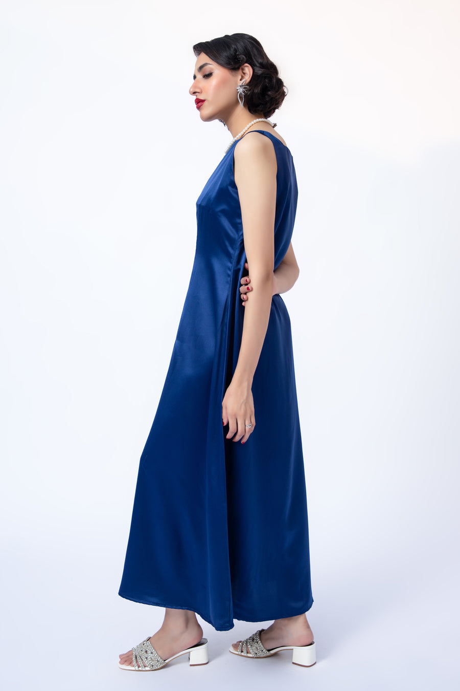 Elysian Gown Electric Blue (5 days Delivery)