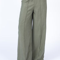 Seoul wide leg Pants Green (5 days Delivery)