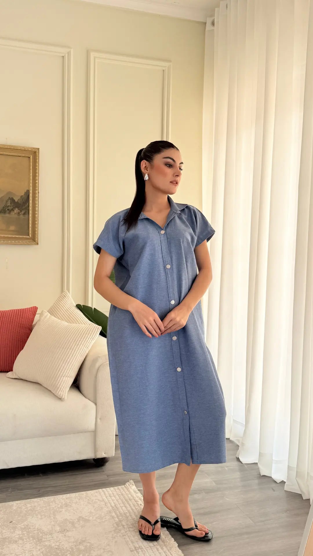 Parker Denim Shirt Dress