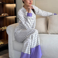 Color Pop Check Set Lilac
