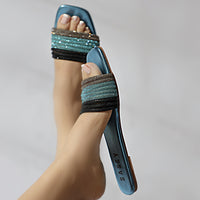 Lugano Flats Blue
