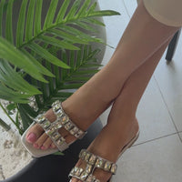 Eris Crystal Flats Silver