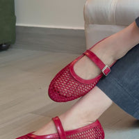 Lola Mary Janes Red