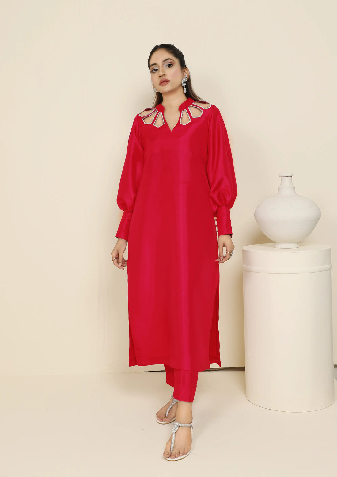 Celeste 2-Pc Outfit Red