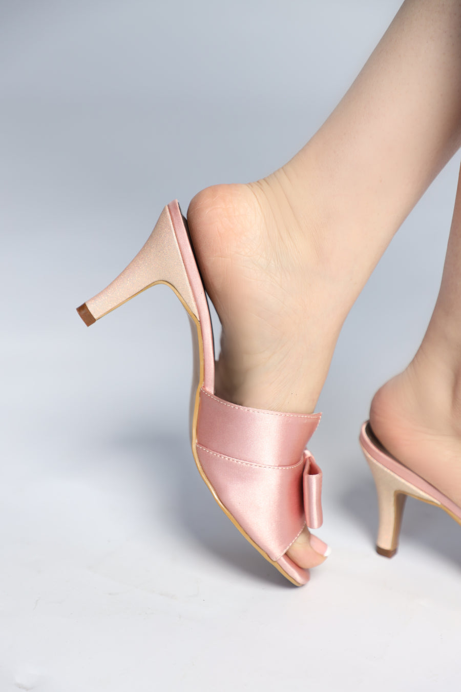 Sasha Bow Heels Pink