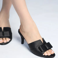 Sasha Bow Heels Black