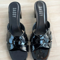 Tribute Heels patent Black