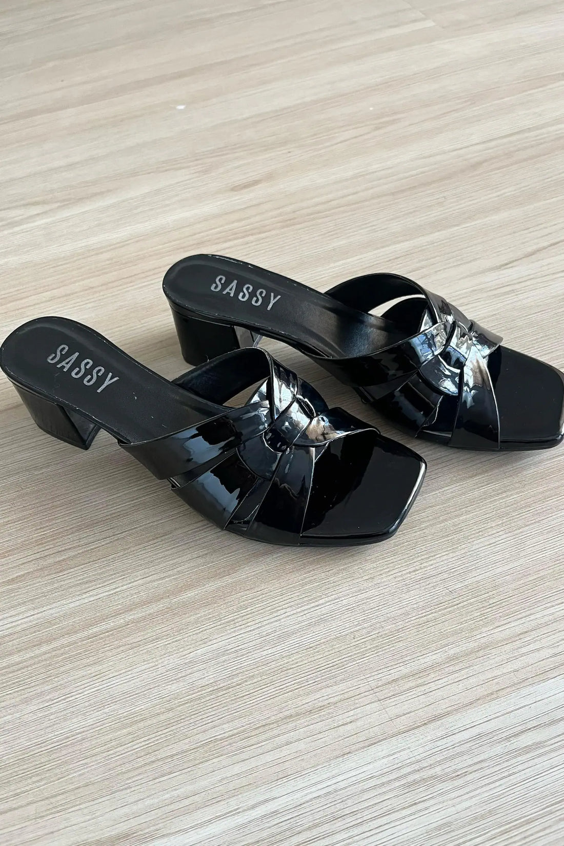 Tribute Heels patent Black