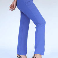 Zoe Straight Pants Blue