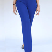 Zoe Straight Pants Ink Blue